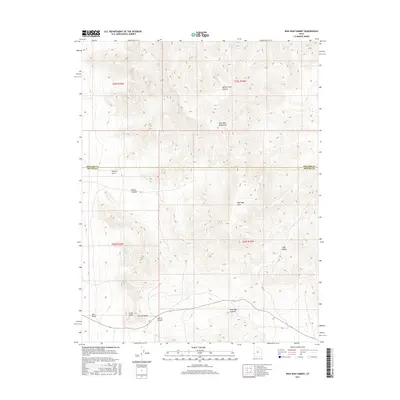 2017 Map of Wah Wah Summit, 2017 Print