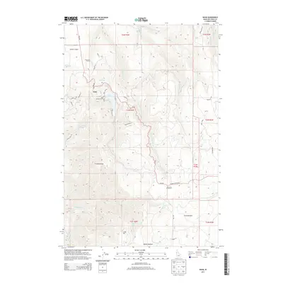 2013 Map of Waha, 2013 Print