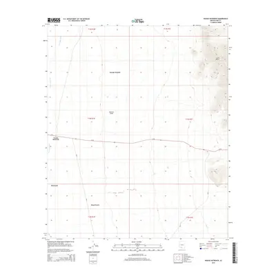 2014 Map of Wahak Hotrontk, 2014 Print