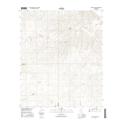 2017 Map of Wahalee Canyon, 2017 Print