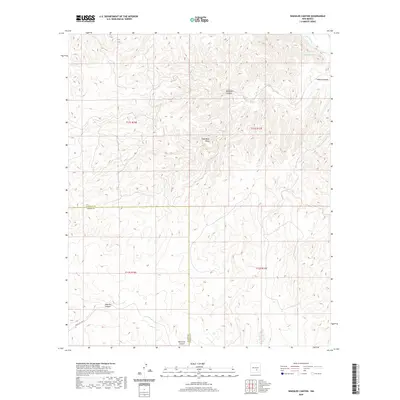 2020 Map of Wahalee Canyon, 2020 Print