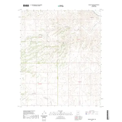 2023 Map of Wahalee Canyon, 2023 Print