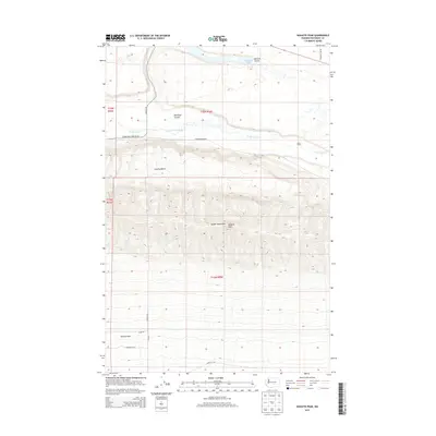 2013 Map of Wahatis Peak, 2013 Print