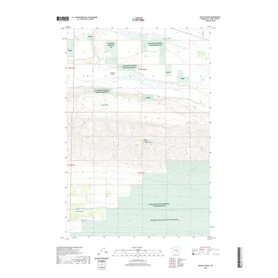 2020 Map of Wahatis Peak, 2020 Print