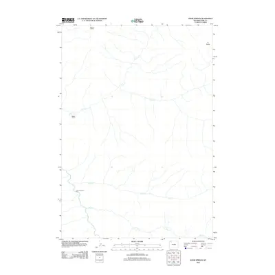 2012 Map of Wahb Springs, 2012 Print