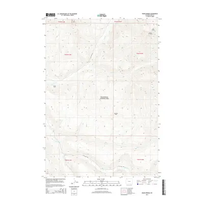 2015 Map of Wahb Springs, 2015 Print