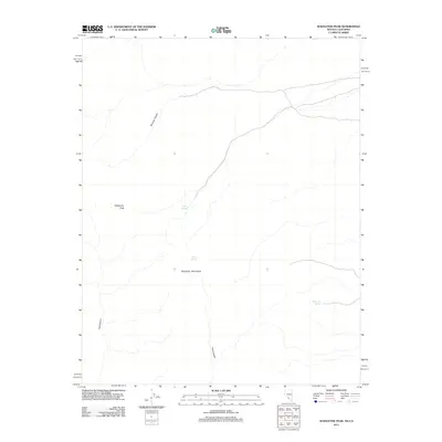 2011 Map of Wahguyhe Peak, 2011 Print