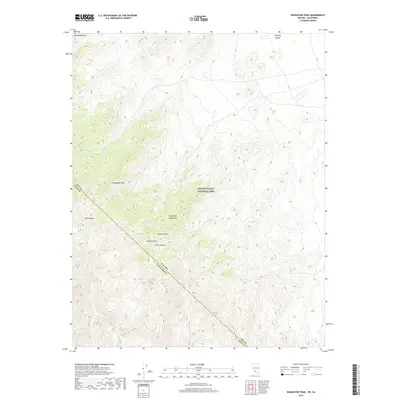 2018 Map of Wahguyhe Peak, 2018 Print