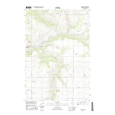 2017 Map of Wahkiacus, 2017 Print