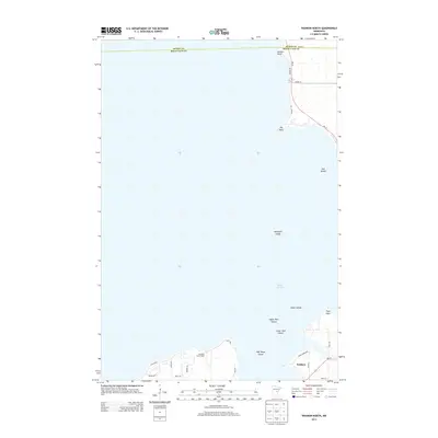 2013 Map of Wahkon North, 2013 Print