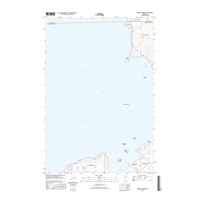 2016 Map of Wahkon North, 2016 Print