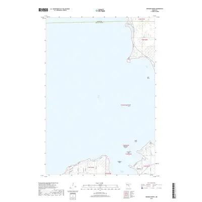 2019 Map of Wahkon North, 2019 Print