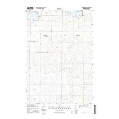 2016 Map of Wahkon South, 2016 Print