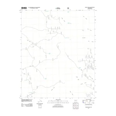 2011 Map of Wahoo Peak, 2011 Print