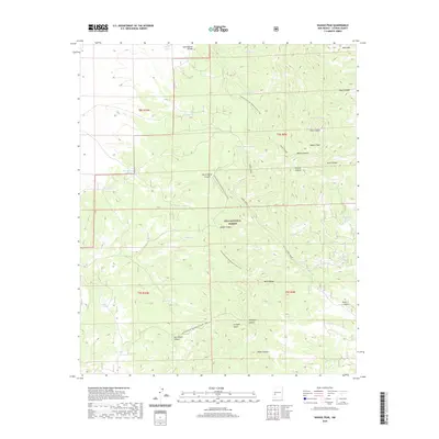 2020 Map of Wahoo Peak, 2020 Print