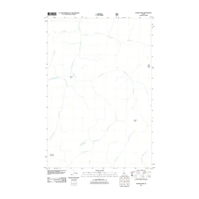 2011 Map of Wahoo Peak, 2011 Print