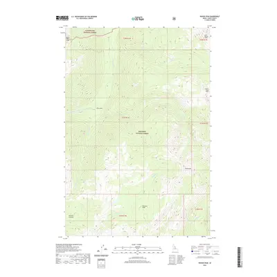 2020 Map of Wahoo Peak, 2020 Print