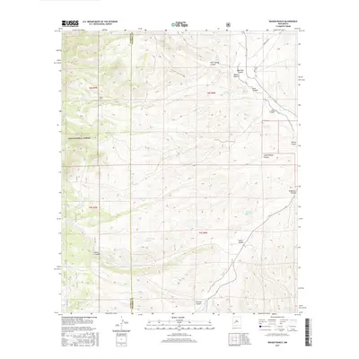2017 Map of Wahoo Ranch, 2017 Print