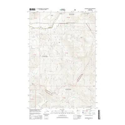 2014 Map of Wahpenayo Peak, 2014 Print