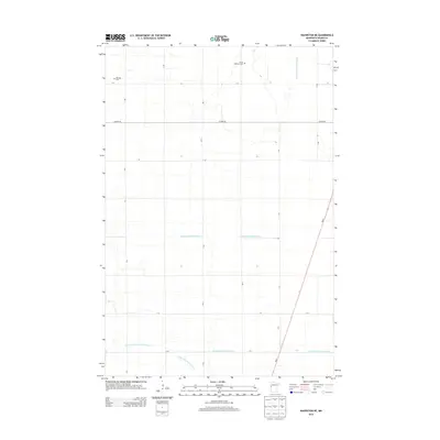 2013 Map of Wahpeton NE, 2013 Print