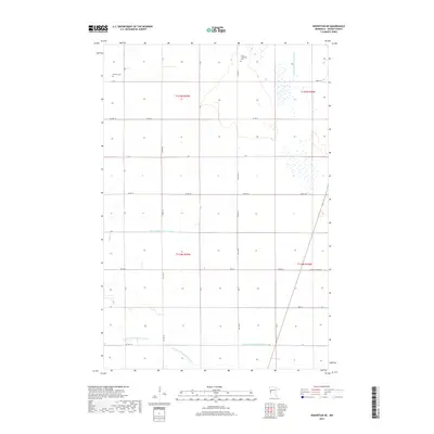 2019 Map of Wahpeton NE, 2019 Print