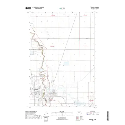 2017 Map of Wahpeton, 2017 Print