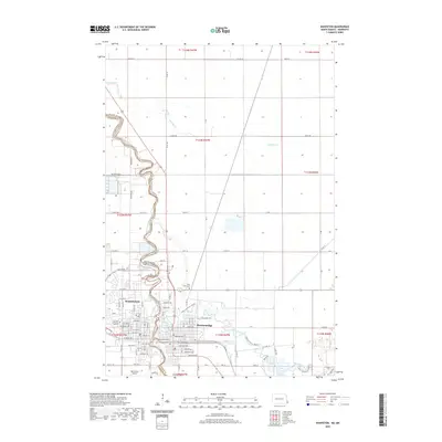 2020 Map of Wahpeton, 2020 Print