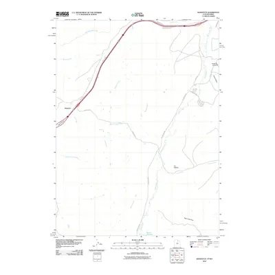 2010 Map of Wahsatch, 2010 Print