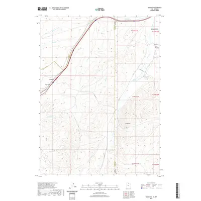 2020 Map of Wahsatch, 2020 Print