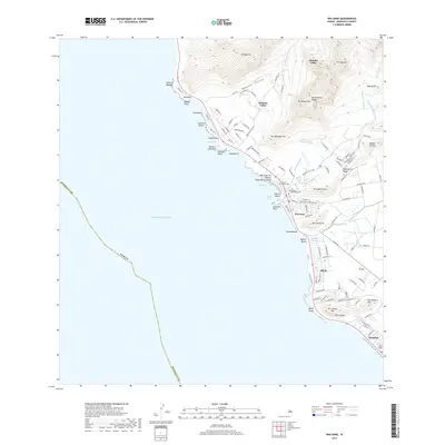 2017 Map of Waianae, 2017 Print