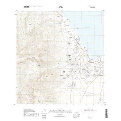 2017 Map of Wailuku, 2017 Print