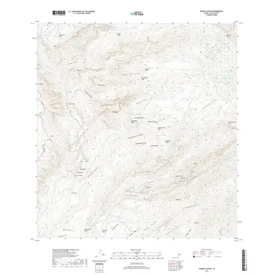 2017 Map of Waimea Canyon, 2017 Print