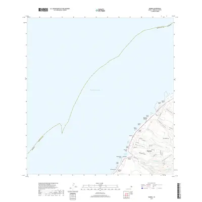 2017 Map of Waimea, 2017 Print