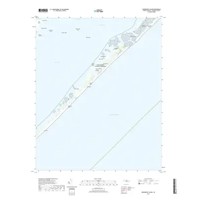 2019 Map of Wainwright Island, 2019 Print