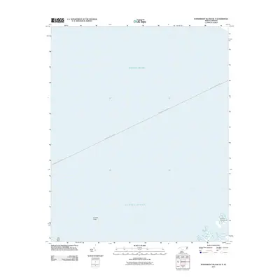 2011 Map of Wainwright Island OE N, 2011 Print