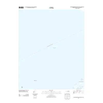 2013 Map of Wainwright Island OE N, 2013 Print