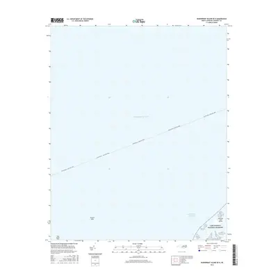 2016 Map of Wainwright Island OE N, 2016 Print