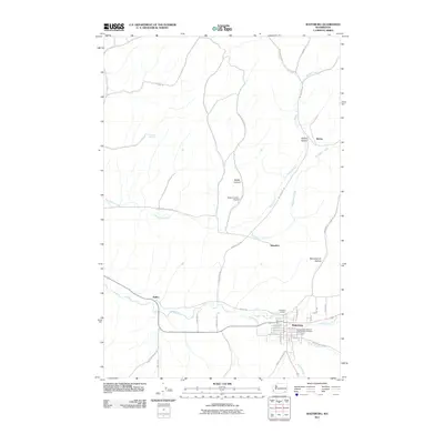 2011 Map of Waitsburg, 2011 Print