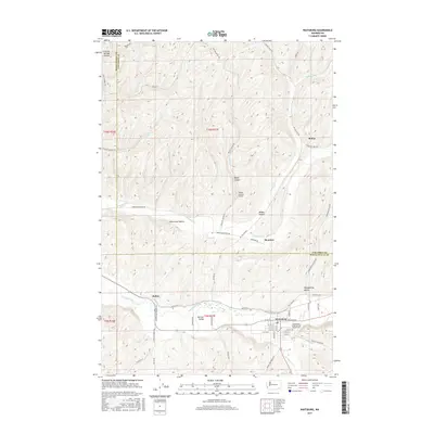 2017 Map of Waitsburg, 2017 Print