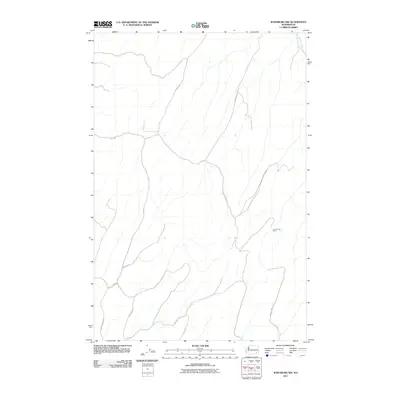 2011 Map of Waitsburg NW, 2011 Print