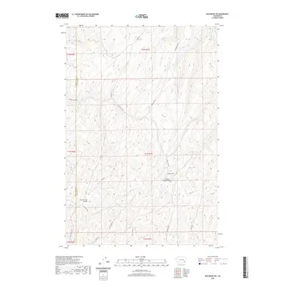 2020 Map of Waitsburg NW, 2020 Print