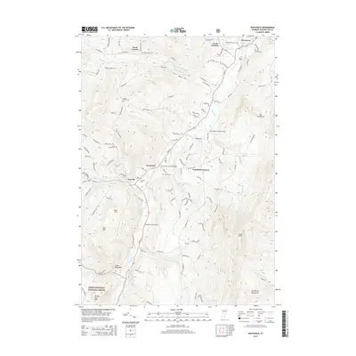 2015 Map of Waitsfield, 2015 Print