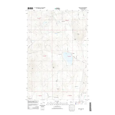 2014 Map of Waitts Lake, 2014 Print