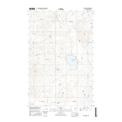 2017 Map of Waitts Lake, 2017 Print