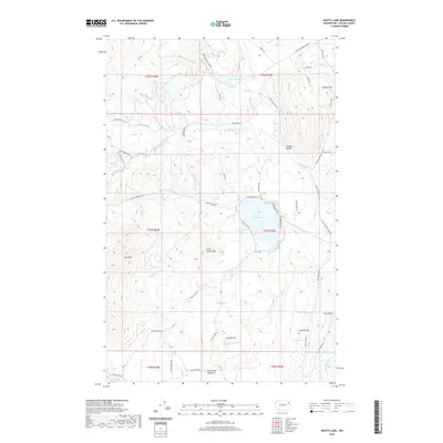 2020 Map of Waitts Lake, 2020 Print