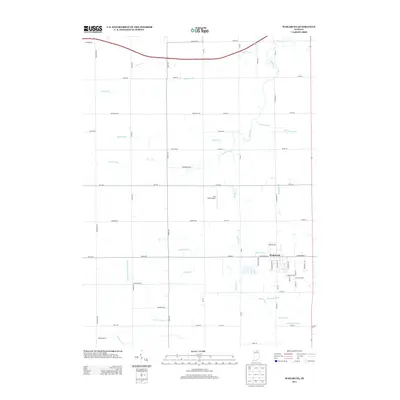 2013 Map of Wakarusa, 2013 Print
