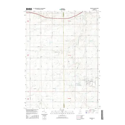 2016 Map of Wakarusa, 2016 Print