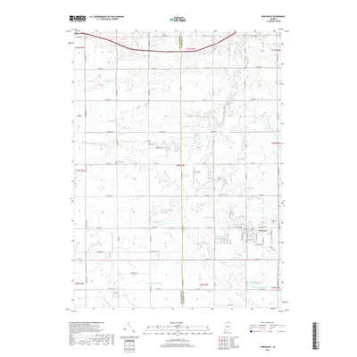 2019 Map of Wakarusa, 2019 Print