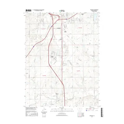 2015 Map of Wakarusa, 2015 Print