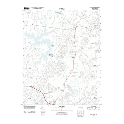 2010 Map of Wake Forest, 2010 Print
